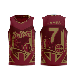 Uniforme de Baloncesto Personalizado de Alta Calidad, Jersey de Baloncesto Sublimado, Jersey de Baloncesto Transpirable - Product Image 4