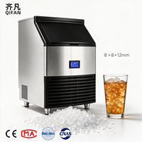 Machine à glaçons en granulés sous comptoir certifiée CE, fournie par l'usine, 160 kg, pour hôtels, restaurants, cafés