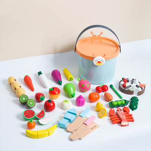 Jouet amusant <span class=keywords><strong>de</strong></span> coupe <span class=keywords><strong>de</strong></span> fruits et légumes pour enfants semblant jouer ensemble <span class=keywords><strong>de</strong></span> cuisine préscolaire pour garçons filles comprend des légumes à pizza - Product Image 1