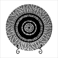 Decoratieve bruiloft fruit schaal gekleurd 13 inch gouden ronde glazen charger plate voor bruiloft decoratie elegant voor evenement feest