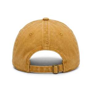 Chapeau de papa ajustable en coton Vintage unisexe en gros casquette de baseball vierge casquettes de sport en détresse teintes - Product Image 3