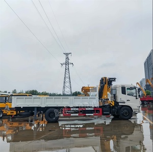 Dongfeng 4 x2 קוקל בום משאית 8טון מתקפל בום רב תכליתי משאית רכוב עגור למכירה - Product Image 5