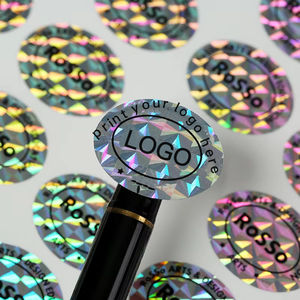 Étiquettes de <span class=keywords><strong>film</strong></span> laser personnalisées autocollant holographique personnalisé feuille réfléchissante arc-en-ciel impression UV finition stratifiée pour les promotions - Product Image 2