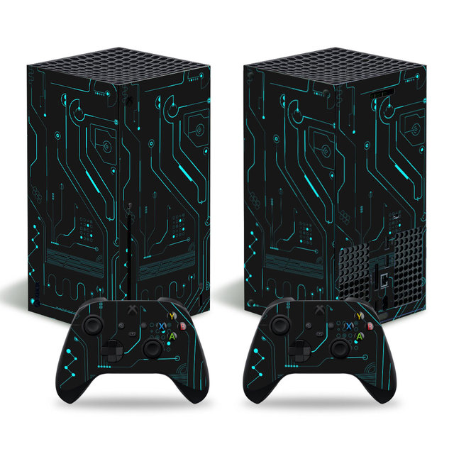 Cool X-Box Series X Skin Set Full Wrap Vinyl Decal Protective Cover Faceplate Playstation4 Console Skin Sticker