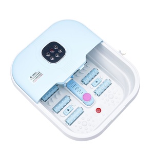 Batterie faltbare Heat Express Pediküre Eimer Massage zusammen klappbare Wasch Spa Fuß waschbecken Badewanne mit Jet-Massage und Wärme - Product Image 1