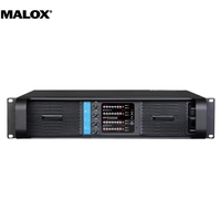 Amplificateur de puissance numérique professionnel MALOX FP10000Q 4x1350W 10000W 4 canaux 4 ohms Boîtier métallique / Wi-Fi Audio haute résolution DJ