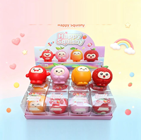 Jouet à presser Flamme, Blocs sensoriels anti-stress en forme de flamme mignonne avec son craquant, Jouet sensoriel souple pour adultes, Cadeau de fête