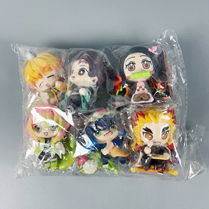 6 PCS/SET <span class=keywords><strong>Manga</strong></span> Estatuilla Tanjirou <span class=keywords><strong>Nezuko</strong></span> Zenitsu Kyoujurou Kanroji Kamado <span class=keywords><strong>Nezuko</strong></span> Birth Flower Ver. Figura PVC Anime Figura Juguetes - Product Image 3