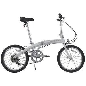 Bicicleta dobrável de alumínio, venda quente da fábrica, dupla parede, liga de alumínio, melhor bicicleta dobrável, 20 polegadas