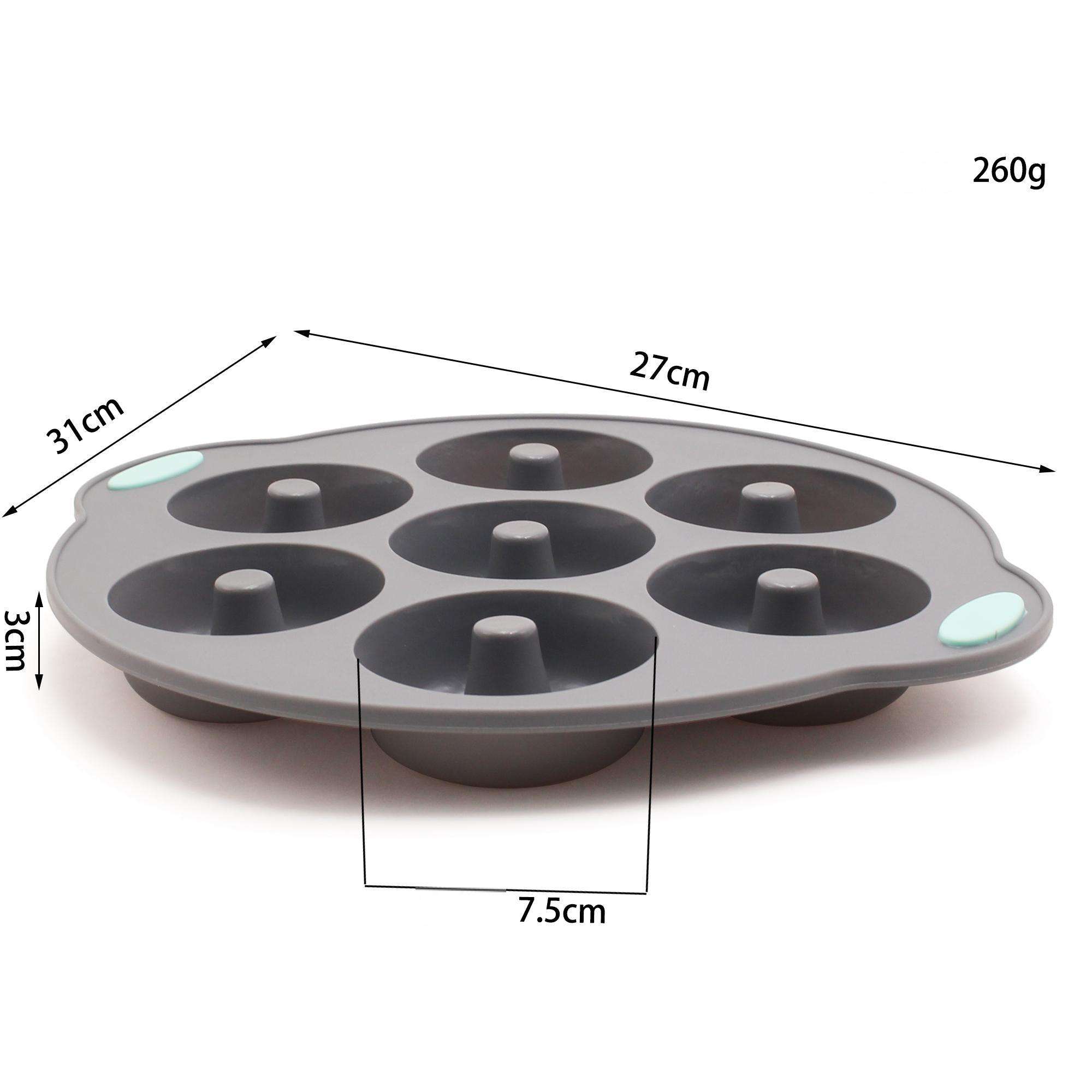 Molde para pastel de donut dulce con agujeros