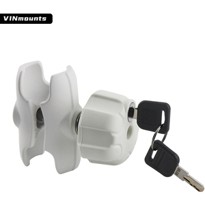 38mm/C Sizes /1.5'' White Security Double Socket Arm VIN-C-8.7C-Lock-white/VIN-C-15C-Lock-white <b>for</b> <b>Tablet</b> Mount - Product Image 1