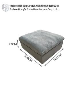 DOVER Élégant <span class=keywords><strong>canapé</strong></span> simple pouf rembourrage doux durable facile à nettoyer <span class=keywords><strong>tissu</strong></span> pour appartement compact centre commercial salon confort Boost - Product Image 2