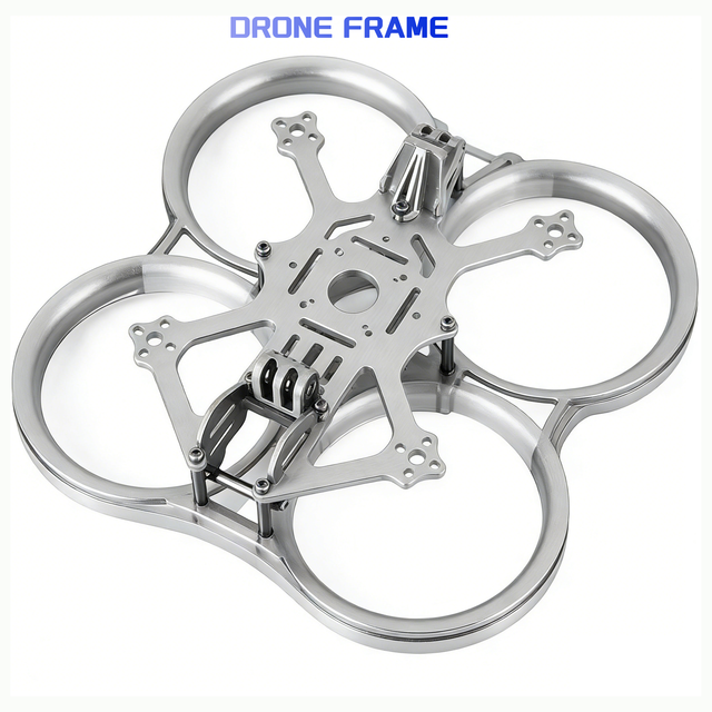 Drone Frame Kit 2.5in/Customizable Size Quadcopter Inverted Rack Frame 112mm/4.4in Wheelbase Racing Drone Accessories