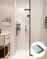 Panel dinding ubin keramik tahan air untuk Dekor kamar mandi Panel dinding batu alam kualitas Premium alternatif Panel dinding & papan