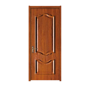 2025 5mm marca hueca 6 paneles blanco pintado Primer baño Wpc puerta Interior de madera maciza con cerradura inteligente - Product Image 2