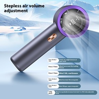 Modèle privé T11 ventilateur de charge USB portable à grande vitesse Mini affichage numérique grande éolienne 199 vitesses en plastique Durable petit