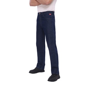 Pantalones vaqueros de mezclilla elásticos ignífugos estándar NFPA2112 CAT2 para hombre para pantalones de trabajo de soldadura - Product Image 2