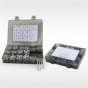 LBTEK SCSM4-10 สกรูหัวซ็อกเก็ต M4 10 304 สแตนเลส 50 ชิ้นชุดยึด DIN ชุดยึดออปติคอล DIN916 DIN912 ชุดสกรู - Product Image 4