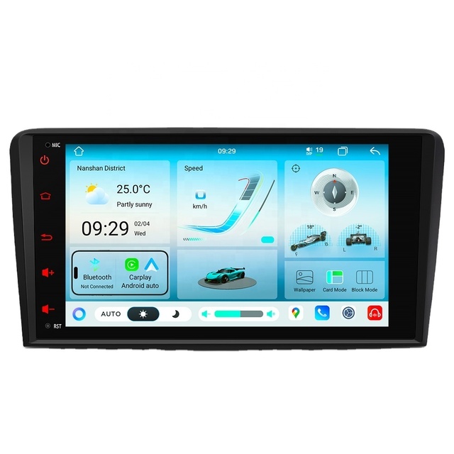 8 Inch Android Car Stereo for Audi A3/S3/RS3 UNISOC 7865 8+128GB QLED Screen AKM DSP Global 4G Dual BT Gyro CE-XTRONS