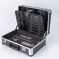 Caja de Herramientas de Aleación de Aluminio, Multifuncional, Resistente a Impactos y Presión, Organizador de Herramientas Profesional