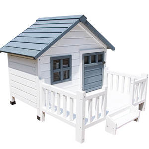 Chenil pour chien universel en bois massif de luxe pour l'extérieur, cage pour chien imperméable, villa, maison pour chien extra large, meubles - Product Image 1