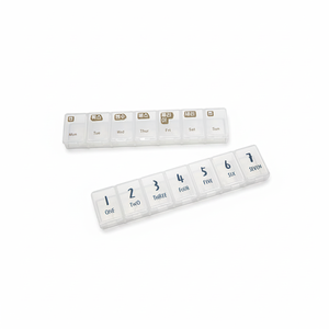 Lot de 2 boîtes à pilules promotionnelles à 7 compartiments pour l'organisation des médicaments - Product Image 2