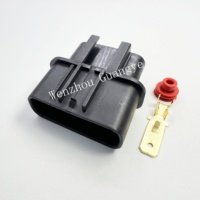 Conector Adaptador de Plástico de 3 Pines Furukawa QLW-A-3F-GR/QLW-3F-B, Hembra, IP67, para Can-am, Arctic Cat, Polaris, Sea-doo, Ski-doo