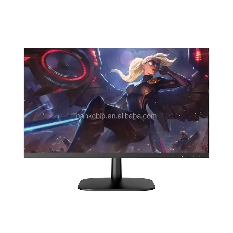 לקרוא לספינה Hankchip זול 23.8 אינץ 1920*1080 60hz שטוח תצוגת שולחן העבודה משרד צג LCD עם VGA HD חיבור