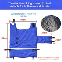Veste de protection abdominale épaissie, manteau chaud et imperméable pour veau, veste pour vache, personnalisable, coupe-vent et imperméable