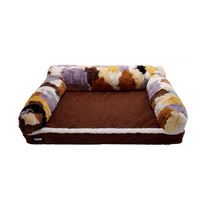 Lit de luxe pour chien et chat 6D Deep Sleep - Matériau en éponge double face pour la chaleur hivernale - Emballage en boîte lavable - Toutes saisons