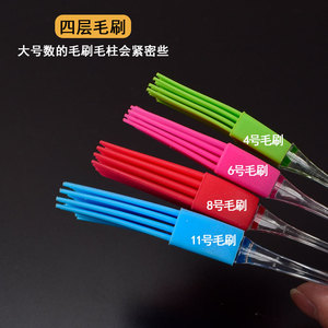 Silicone Brush With Transparent Handle 4 Sizes Heat Resistant Baking <b>BBQ</b> <b>Tool</b> - Product Image 4