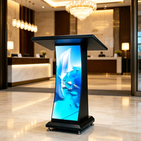 Pantalla LED para Podio de Tamaño Personalizable, Tablero de Mensajes Digitales con Texto Desplazable Programable para Actividades de Oratoria