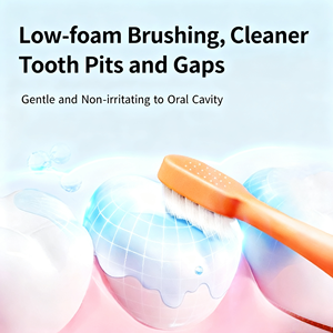 Dentifrice blanchissant à l'<span class=keywords><strong>acide</strong></span> <span class=keywords><strong>hyaluronique</strong></span> menthe biologique naturel haleine fraîche réduire la plaque bactérienne buccale Dentifrice blanchissant - Product Image 3