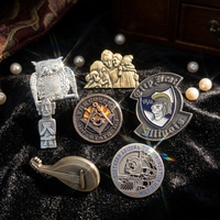 Vente en gros usine : Épingles de revers en alliage de zinc, badges métalliques personnalisés avec logo, épingles de revers en émail souple ou dur