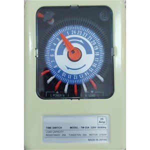 สวิตช์ตั้งเวลา TM 24 ชั่วโมง ช่วงเวลา 15 นาที 15A 220V สำหรับเครื่องปรับอากาศและเครื่องทำความร้อน - Product Image 2