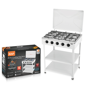 <span class=keywords><strong>Estufa</strong></span> <span class=keywords><strong>de</strong></span> Gas para Cocina RAF R.8513 2025, Precio <span class=keywords><strong>de</strong></span> Fábrica, Alta Calidad, Calor Uniforme, <span class=keywords><strong>Bajo</strong></span> <span class=keywords><strong>Consumo</strong></span>, 5 Hornillas - Product Image 1