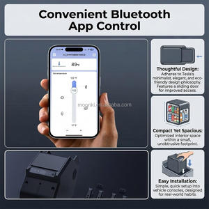 2024+ Cybertruck 15L Center Console <b>Refrigerator</b> App Control Built-in Touchscreen Smart Car Fridge Cooler Box Accessories - Product Image 6