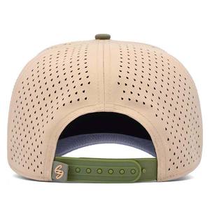 Custom ODM <b>Waterproof</b> Rubber Patch Golf <b>Hat</b> Embroidery logo Perforated Performance Golf <b>Hat</b> <b>Men</b> Cap Gorras Baseball <b>Hat</b> - Product Image 5