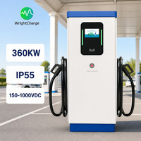 Station de recharge rapide DC à faible consommation d'énergie 360 kW, chargeur EV sur pied haute efficacité pour hôtels, complexes hôteliers et extérieur - WrightCharge