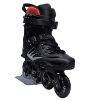 Patins à roulettes en ligne YSMLE pour adultes, patins à roulettes en ligne à 4 roues en PU pour hommes et femmes