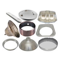 Usine de emboutissage profond avec 30 ans d'expérience, OEM, pièces d'éclairage en laiton, cuivre, acier inoxydable, aluminium embouties à chaud