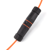Linkwylan IP68 Conector de extensión de campo RJ45 blindado completo Cat6 6A Cat7 Cable Ethernet Conexión sin herramientas a prueba de agua