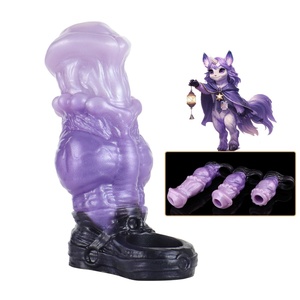 YC-2510 Phantom purple S/M/L Extensor de Pene de Silicona, Funda para Pene, Juguetes Sexuales para Agrandamiento del Pene con Anillo para Retrasar la Eyaculación - Product Image 2