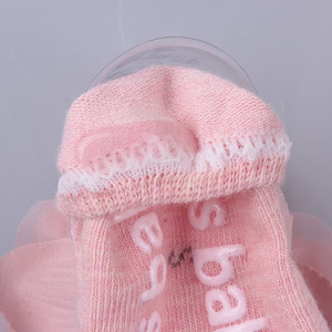 Neonato 3D uncinetto <span class=keywords><strong>bambino</strong></span> capelli calzini moda ragazza increspatura calzini Casual <span class=keywords><strong>antiscivolo</strong></span> per l'estate traspirante - Product Image 4