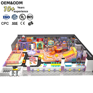 Nuevo Diseño de Área de Juegos Interior para Niños, Centro de Juegos Interior, Equipo de Juegos Interior para Niños con Tobogán, Piscina de Pelotas y Piscina de Arena - Product Image 1