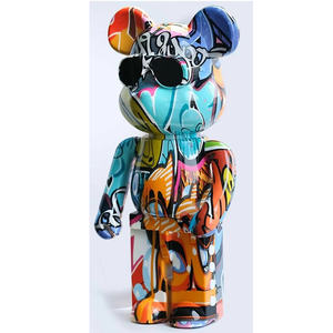2024 recién llegados ensamblados <span class=keywords><strong>Mini</strong></span> ladrillos oso 90cm colección Micro plástico gigante Jumbo bloques de construcción Bearbrick figuras Juguetes - Product Image 2
