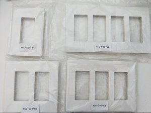 Barep CULus Certified US 1-6 Gang White Screwless <strong>Wall</strong> <strong>Plate</strong> with PC Housing for North American Outlet and Light Switch - Product Image 2