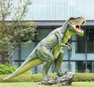 Centre commercial extérieur <span class=keywords><strong>Jurassic</strong></span> <span class=keywords><strong>Park</strong></span> et décoration de sculptures de dinosaures dans le parc - Product Image 6