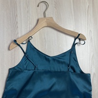 Vêtements de nuit pour femmes de haute qualité Sexy soie Satin Cami nuisette deux pièces Camisole haut et short pyjama ensemble