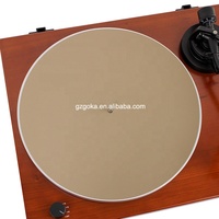 Nouveau coloré HiFi musique 12 ''PU LP tapis antidérapant haute qualité disque vinyle tourne-disque lecteur tapis antidérapant conception douce tapis antidérapant en liège